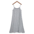 Spring and Summer modal bottoming suspender skirt women's underskirt versatile loose sleeveless vest skirt plus size dress