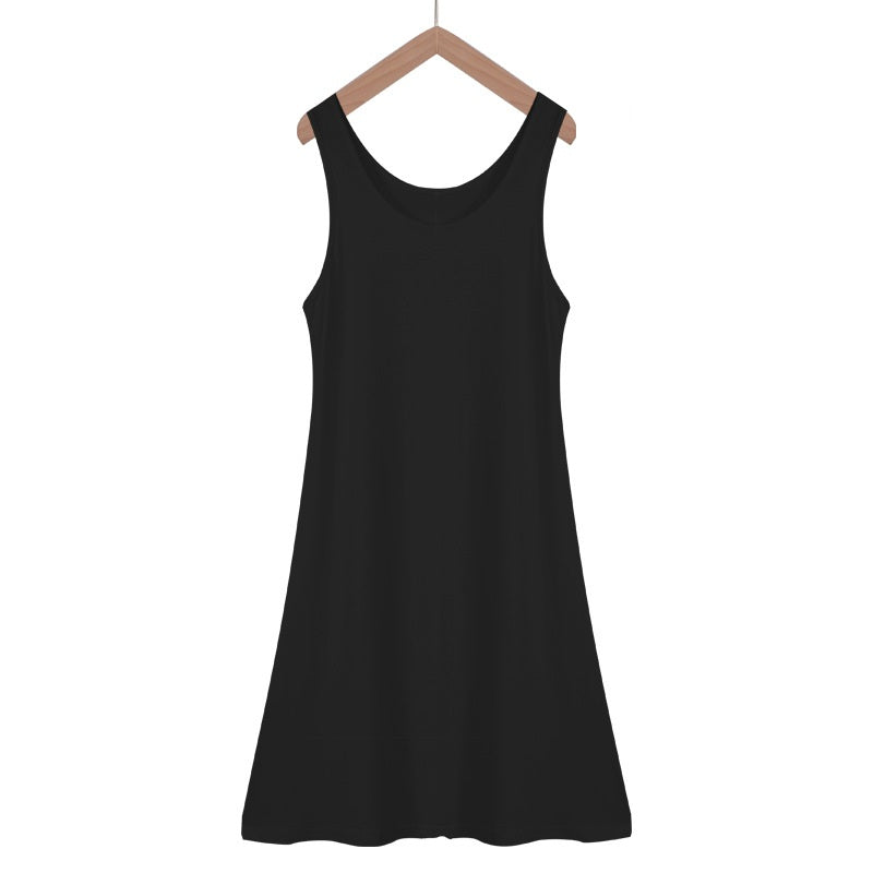 Spring and Summer modal bottoming suspender skirt women's underskirt versatile loose sleeveless vest skirt plus size dress