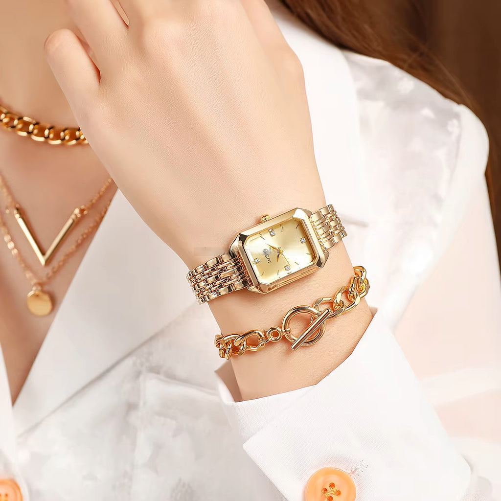 Women's Gold-Plated Trendy Jewelry Set