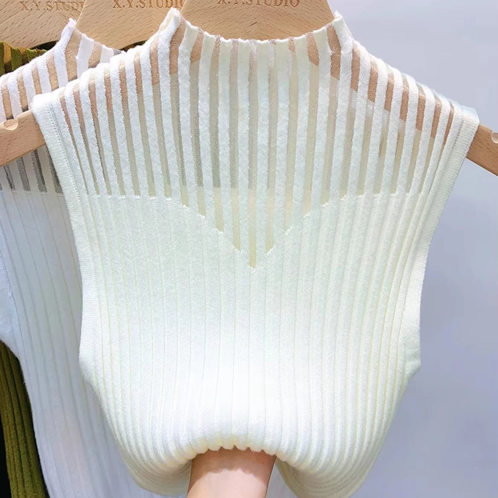 LHY 2026 Trendy Knit Tote Knitted Blouse Women Youth Clubwear Knit Blouse Beachwear Knitwear Loungewear Ladies Wholesale Fashion