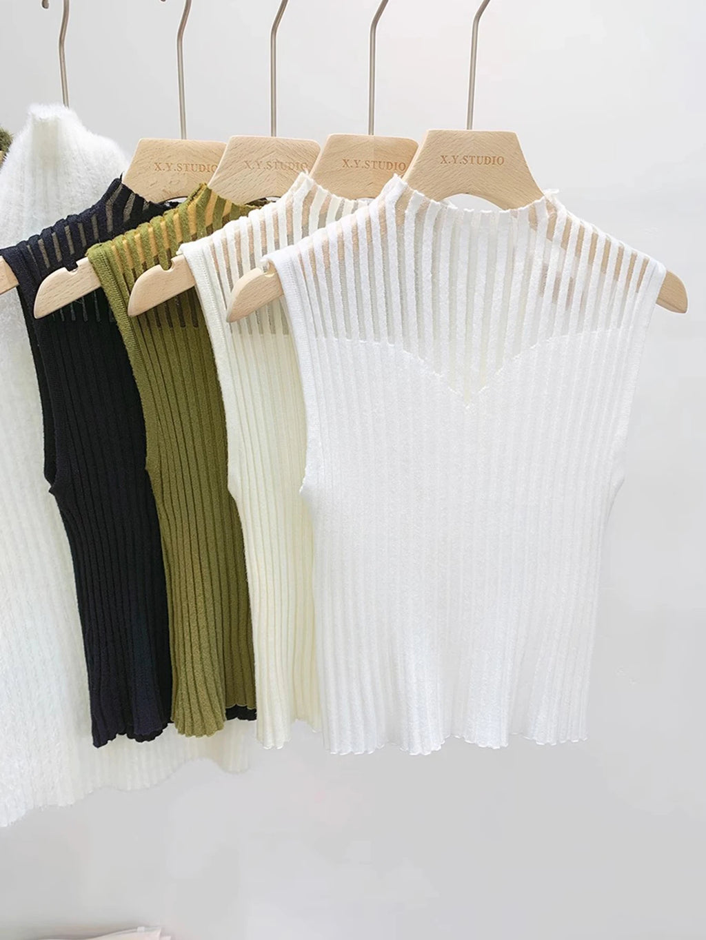 LHY 2026 Trendy Knit Tote Knitted Blouse Women Youth Clubwear Knit Blouse Beachwear Knitwear Loungewear Ladies Wholesale Fashion