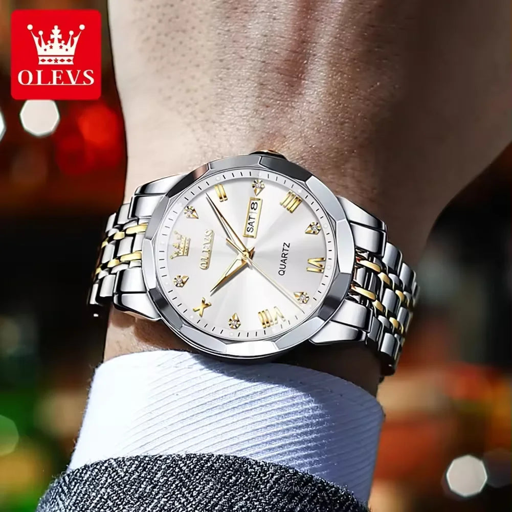 OLEVS 9931 for Men Watch Quartz Watches for Men Designer Watches Famous Brands