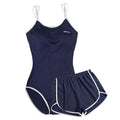 Women's Conservative One-Piece Swimsuit – Navy Blue