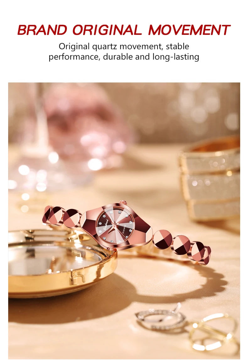BINBOND New Fashion Quartz Women's Watches Luxury Stainless Steel Strap Waterproof Elegant Lady Bracelet Watch Relogio Feminino
