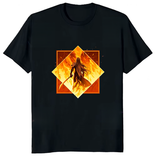 Japan Final Fantasy VII Cloud Strife Graphic T-Shirt